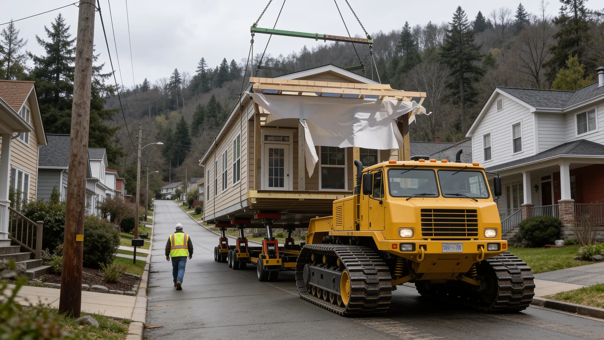 Double-wide transport