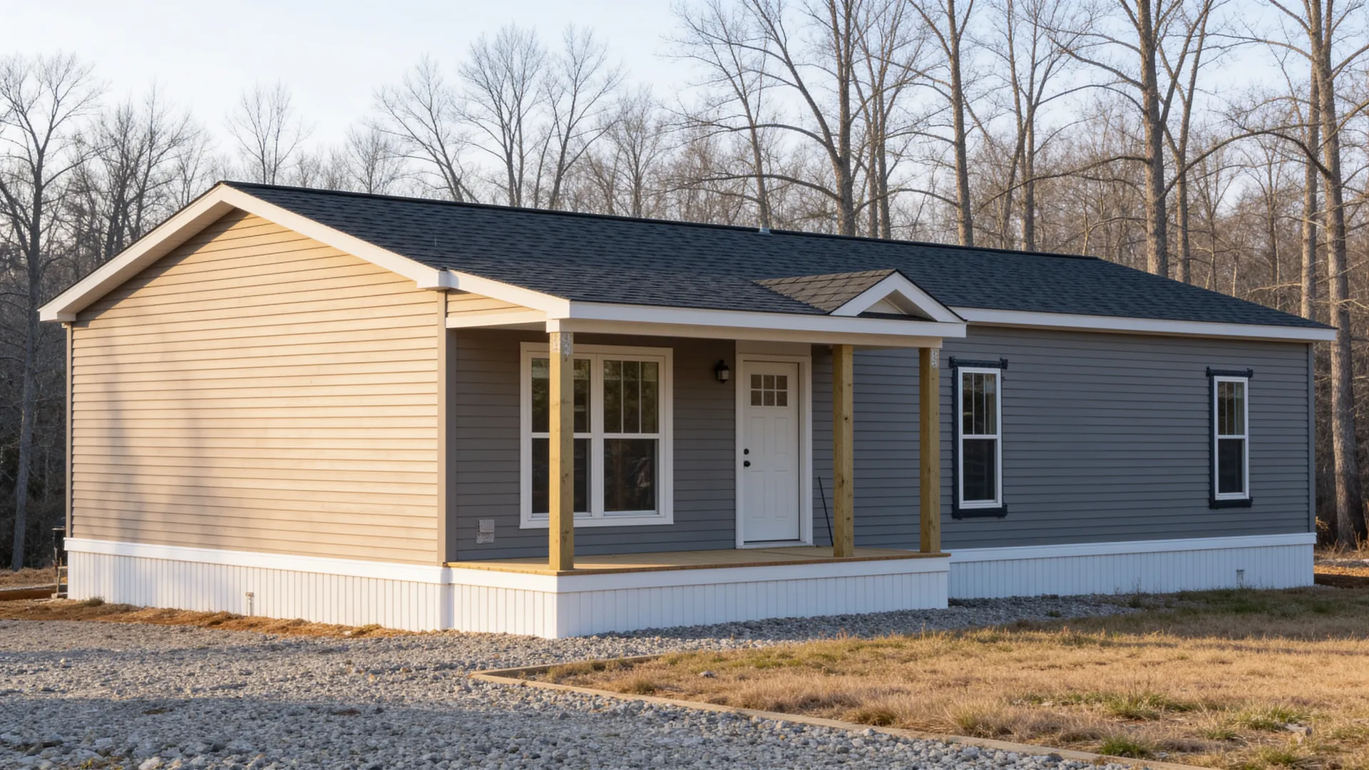 Licensed mover transporting a manufactured home